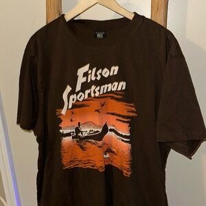 Deadstocked Filson Sportsman Orange Brown T-shirt
